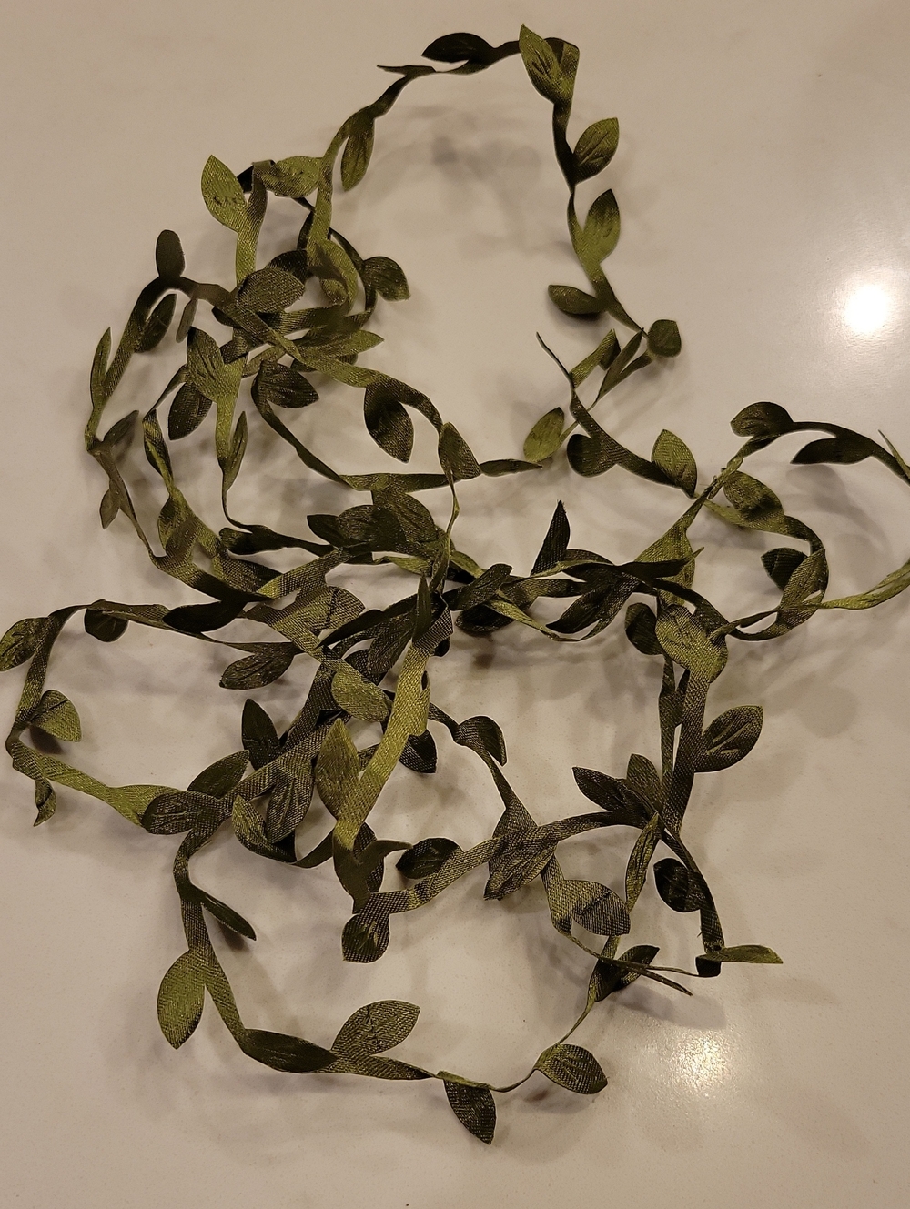 Free With Purchase Faux Floral Ribbon